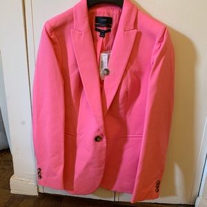 J.Crew Pink Parke Blazer in Bi-stretch Cotton NWT
